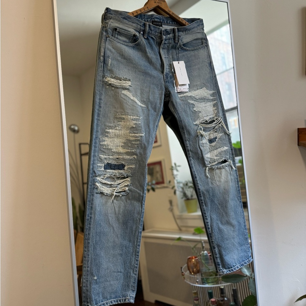 John Elliott distressed jeans